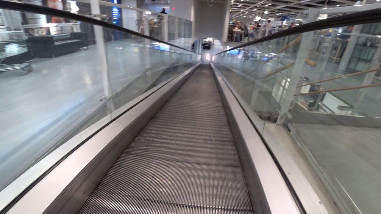 Sweden, Stockholm, IKEA Kungens Kurva, 2X escalator, 1X elevator ride
