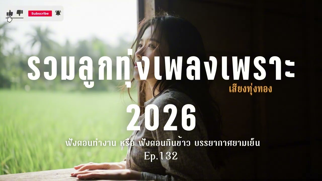 รวมลูกทุ่งเพลงเพราะ 2026 - เสียงทุ่งทองEP.132|เพลงลูกทุ่งใหม่ล่าสุด เพลงเศร้าอกหัก [Official Audio]