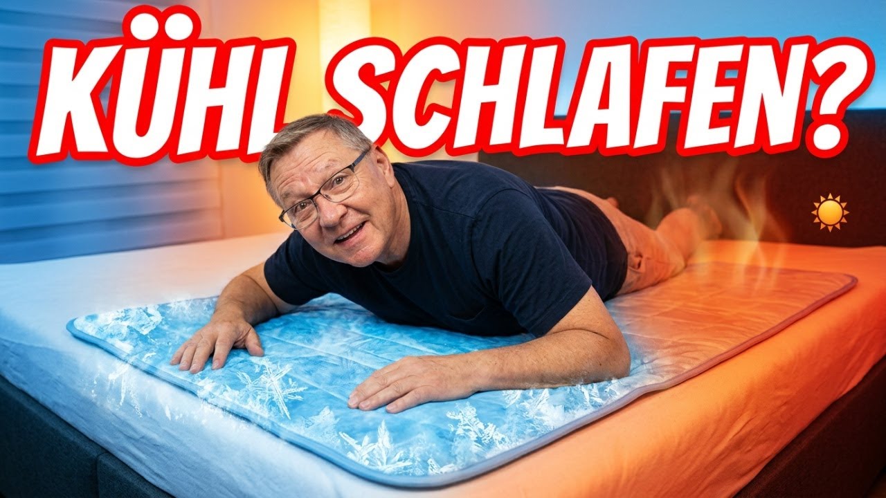Bei Sommer-Hitze kühl schlafen 🥵- Kühlmatte für Menschen im Test 🥶 | Willi-0815