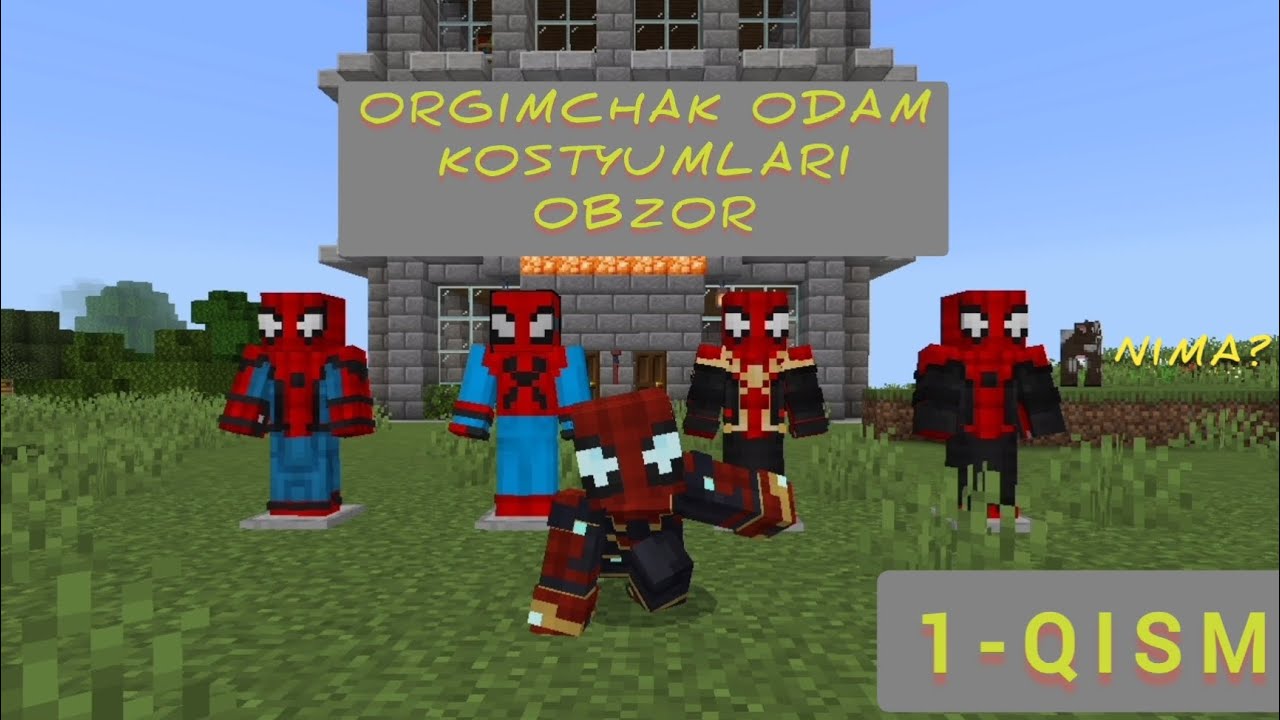 O'rgimchak odam kostyumlarini obzor qilamiz😱1-qism