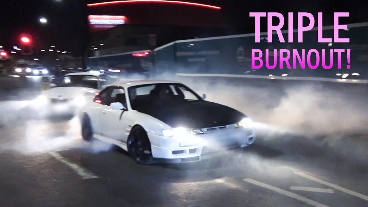 Tuner Cars TEAR UP THE STREETS of Ace Café!