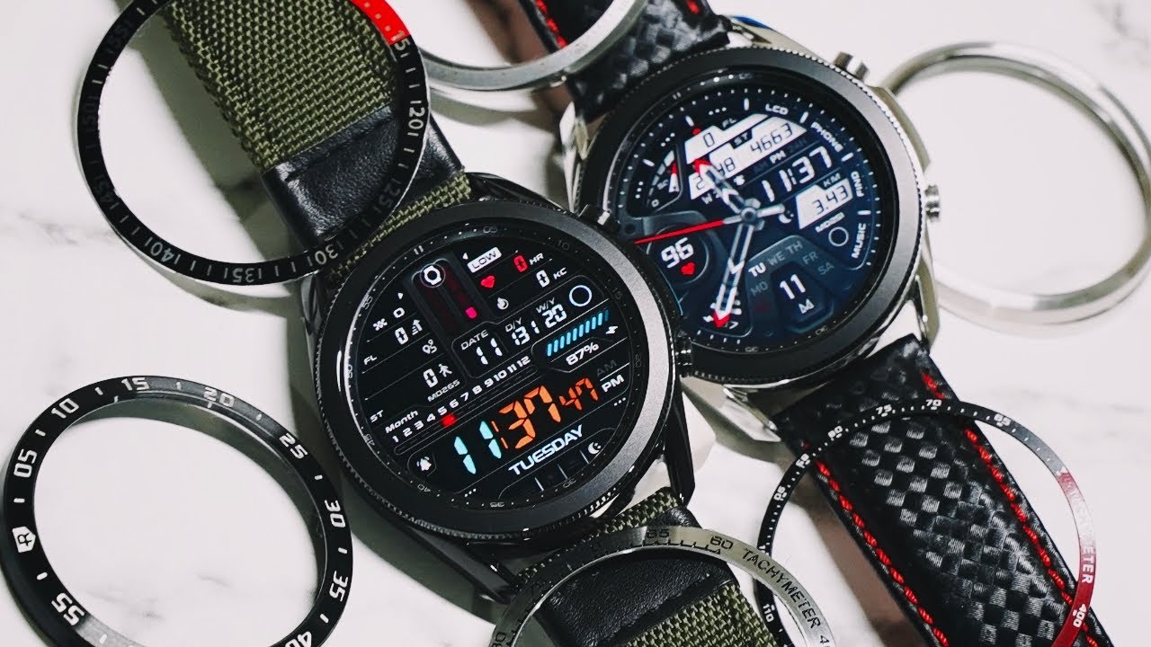 MY Favorite Samsung Galaxy Watch 3 Accessories !! Bands / Styling Bezel / Protectors And Much More