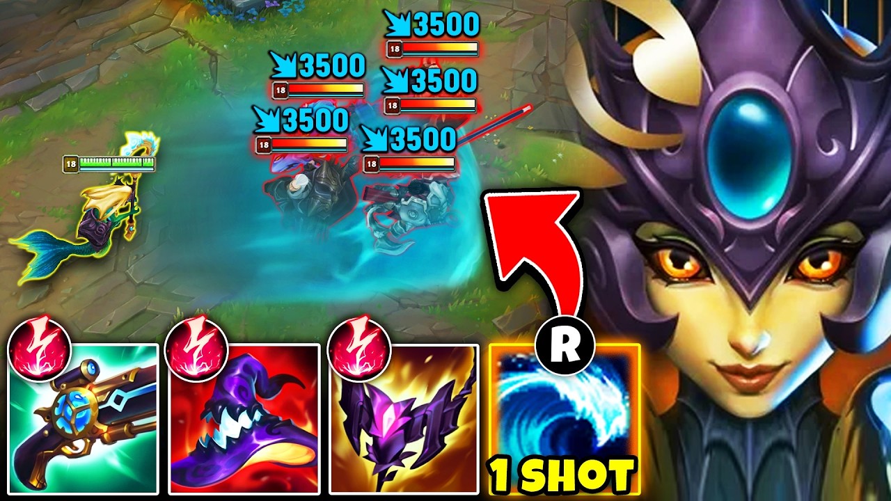 I turned NAMI into a ONE-SHOT MAGE and it's actually hilarious... (WAVE OF DEATH)