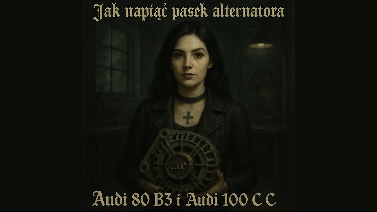 Jak napiąć pasek klinowy alternatora Audi 80 B3/ Audi 100 c3