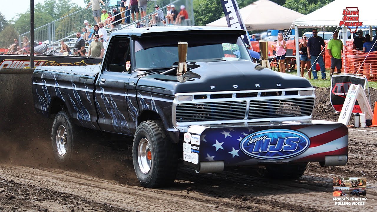 Truck Pulling 2025: Super Stock 4WD & Hot Street Diesel Trucks from Elburn, IL. Illini State Pullers