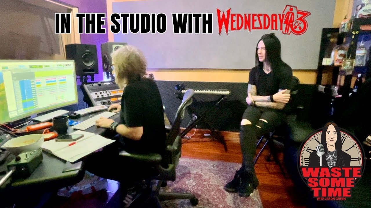 Exclusive: In The Studio w/ WEDNESDAY 13 Behind The Scenes of New Album Mid Death Crisis
