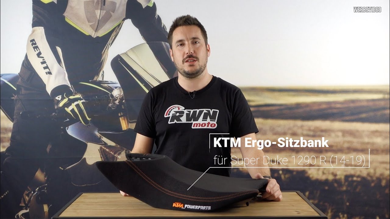 KTM Ergo Sitzbank für Super Duke 1290 R 2014  - 2019
