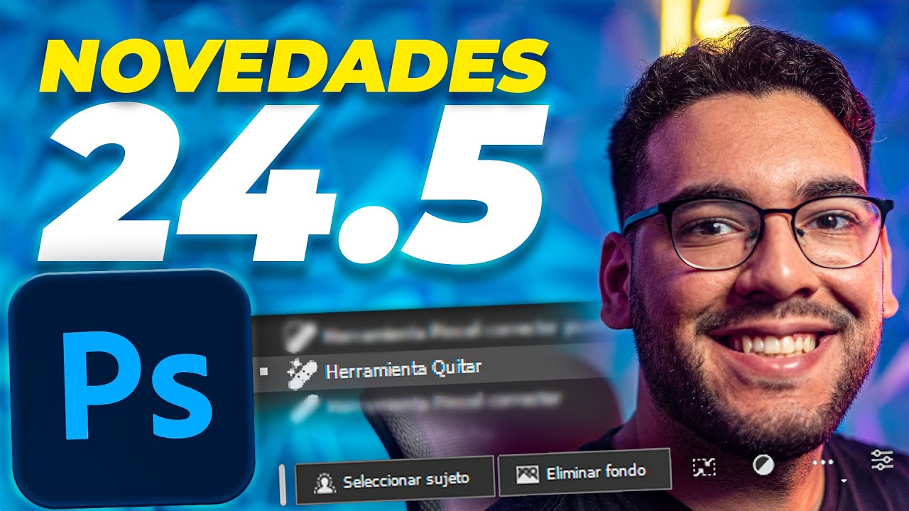✅ Novedades photoshop 24.5 | Herramienta Quitar, Degradados en vivo y más!