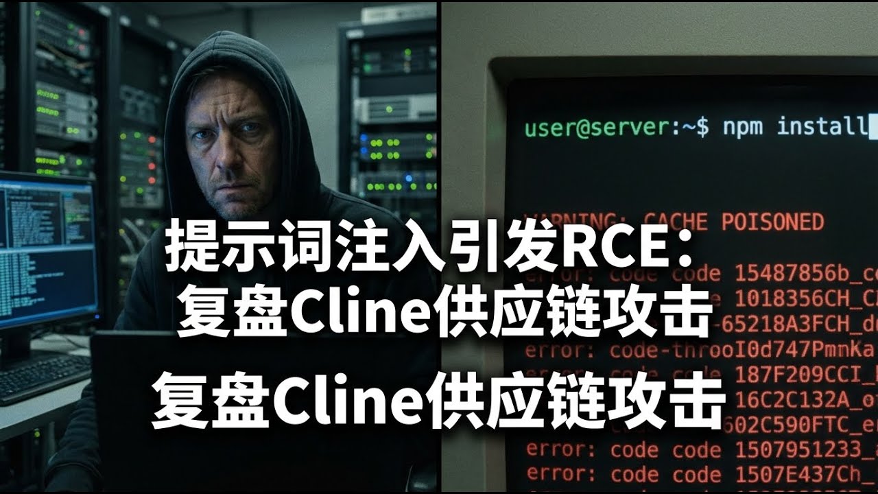 安全专家：「提示词注入不再是玩笑，而是能远程执行代码的真实漏洞」— 复盘Cline供应链攻击