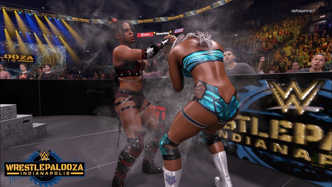 WWE 2K25 WRESTLEPALOOZA BIANCA BELAIR VS JADE CARGILL WOMEN'S CHAMPIONSHIP MATCH