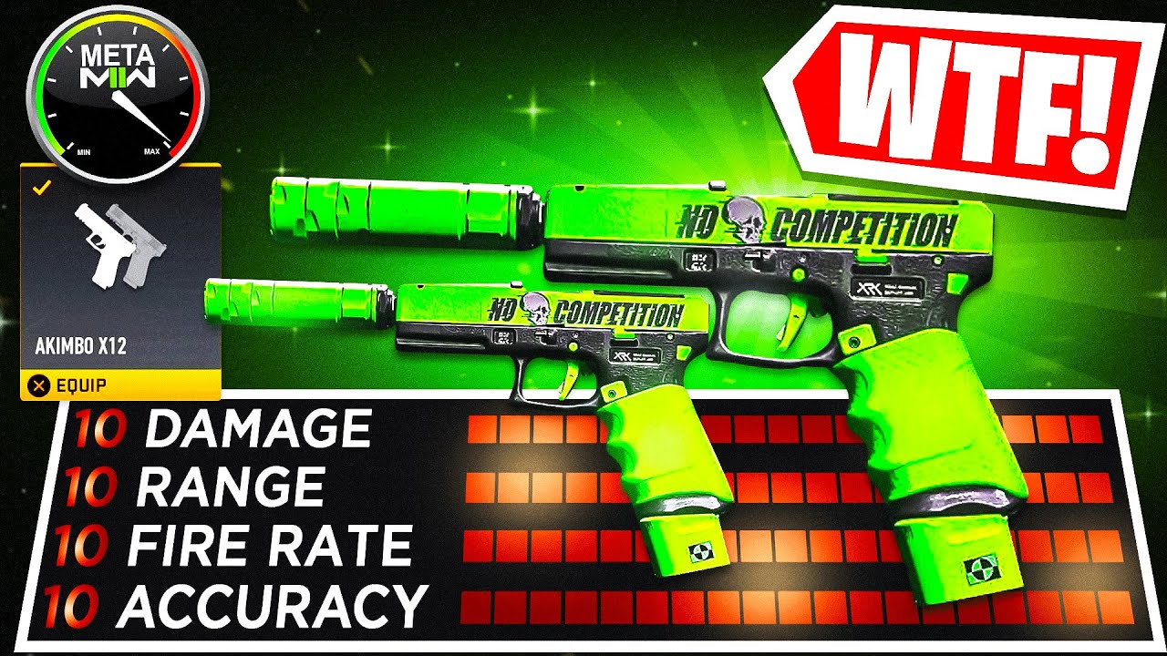 #1 BEST SECONDARY! *SECRET* AKIMBO X12 CLASS SETUP in MW2! 😍 (Best X12 Loadout Modern Warfare 2)