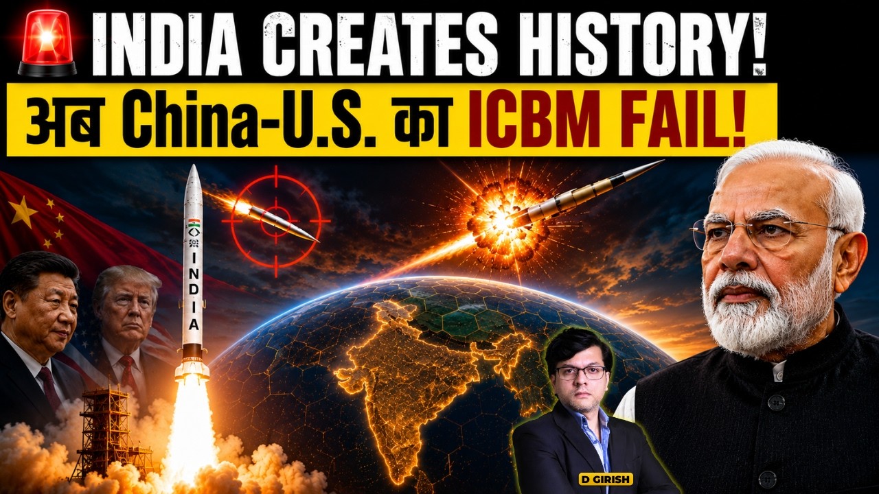 🚨 K**LER OF BALLISTIC MISSILES OF CHINA & PAKISTAN LAUNCHED | INDIA JOINS RUSSIA-CHINA-U.S.!