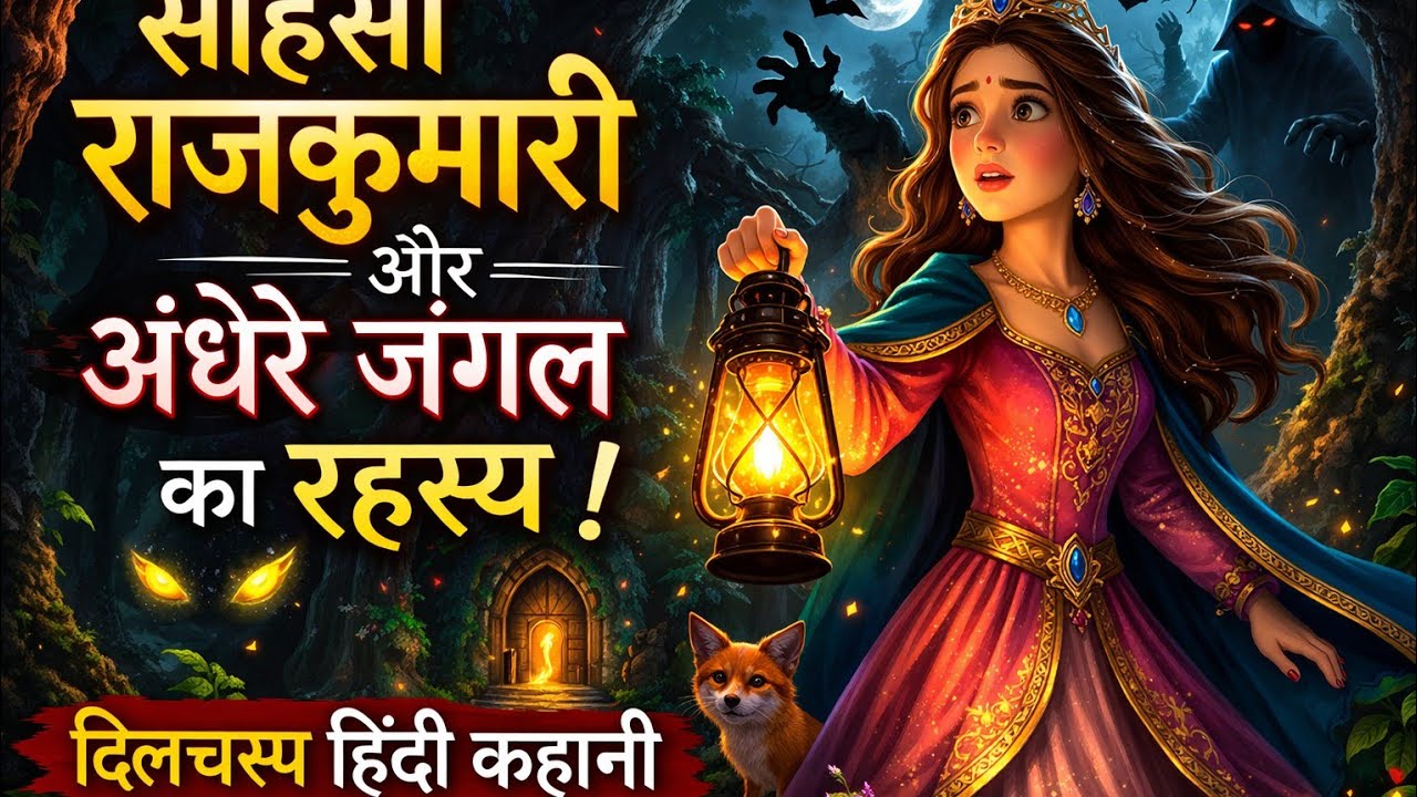 साहसी राजकुमारी और अंधेरे जंगल का रहस्य | दिलचस्प हिंदी कहानी