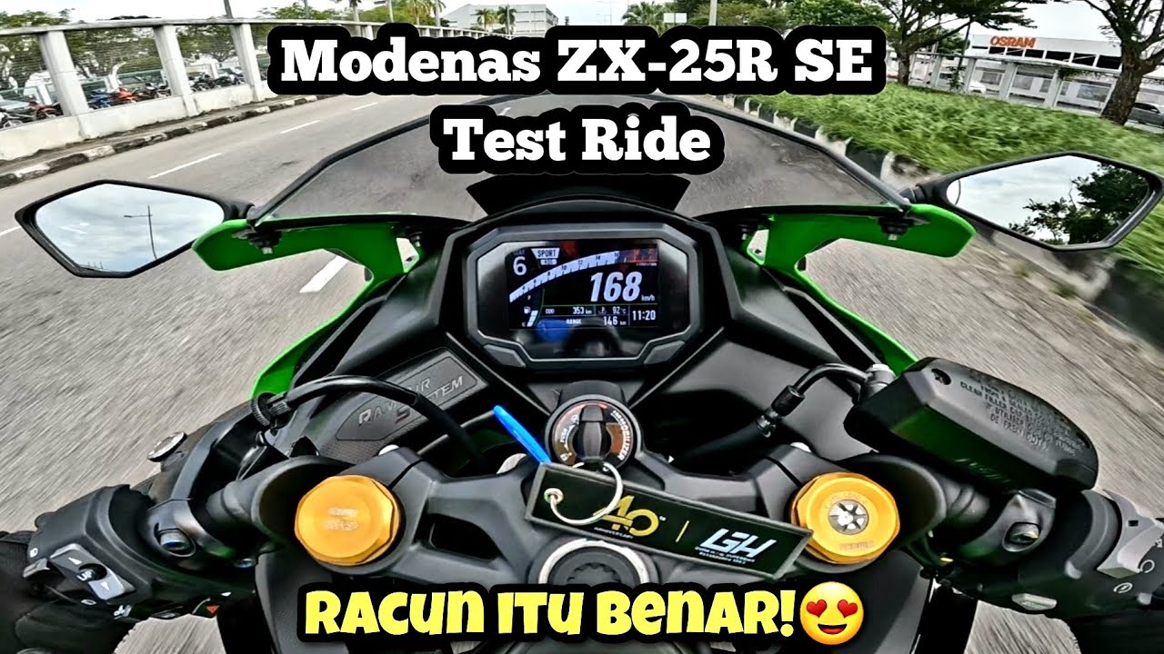 Modenas ZX-25R SE 2023 Malaysia | TEST RIDE | RACUN ITU BENAR! 😍
