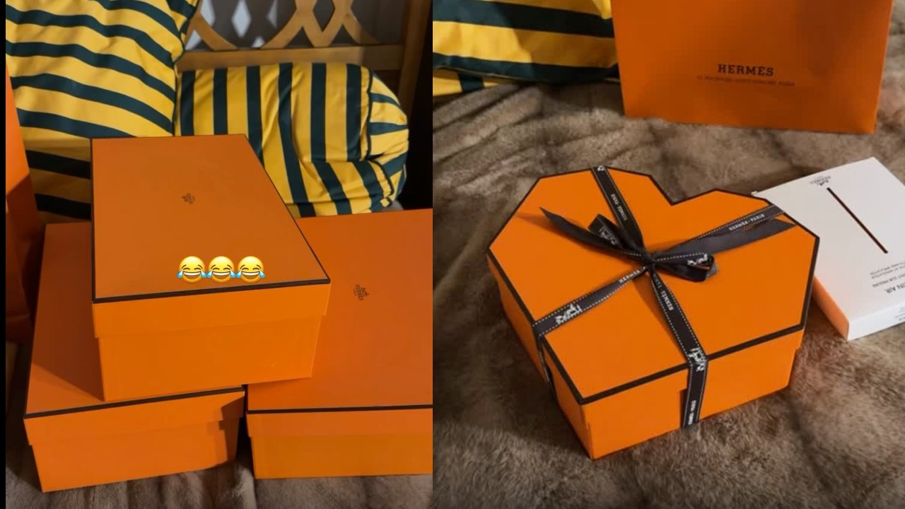Игорь Синяк сделал небольшую распаковку от Hermes!