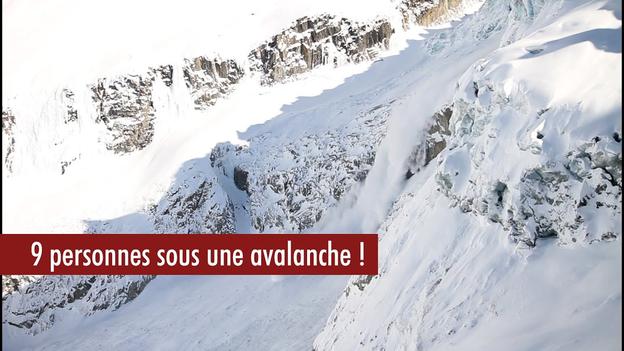 9 personnes dans une avalanche !