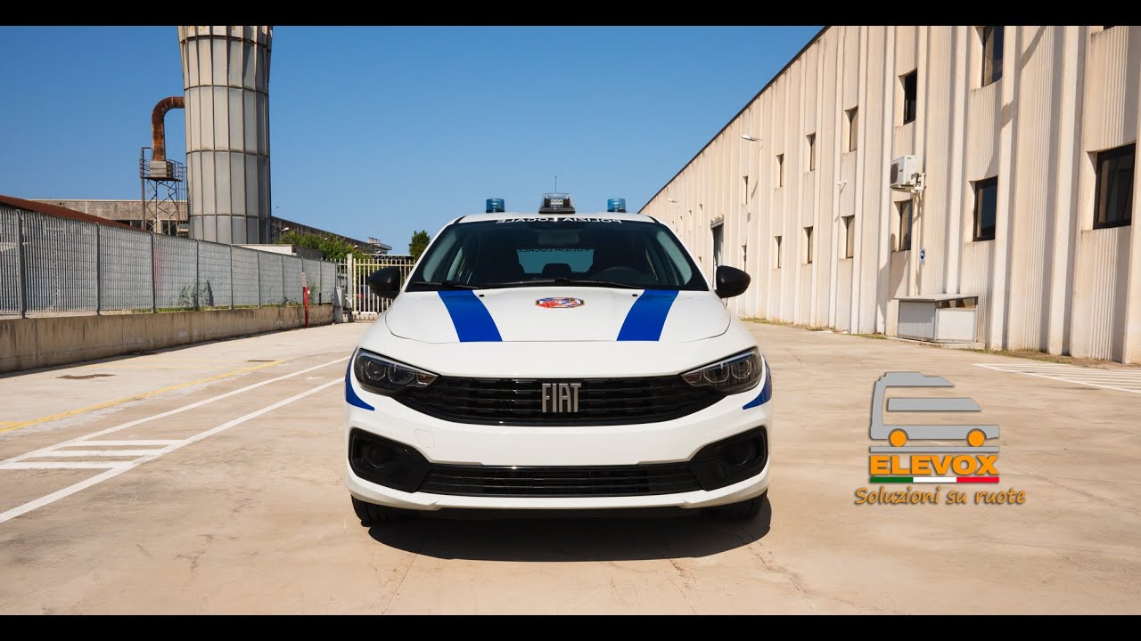 Allestimento Fiat Tipo | Polizia Locale Ardea | Elevox Srl