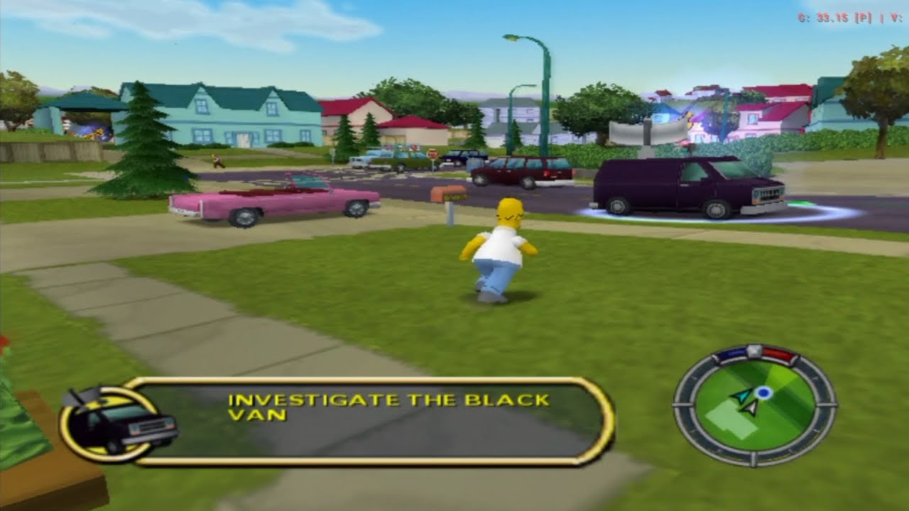lanjut namatain game simpsons - Simpsons, The - Hit & Run part 2 (PS2)