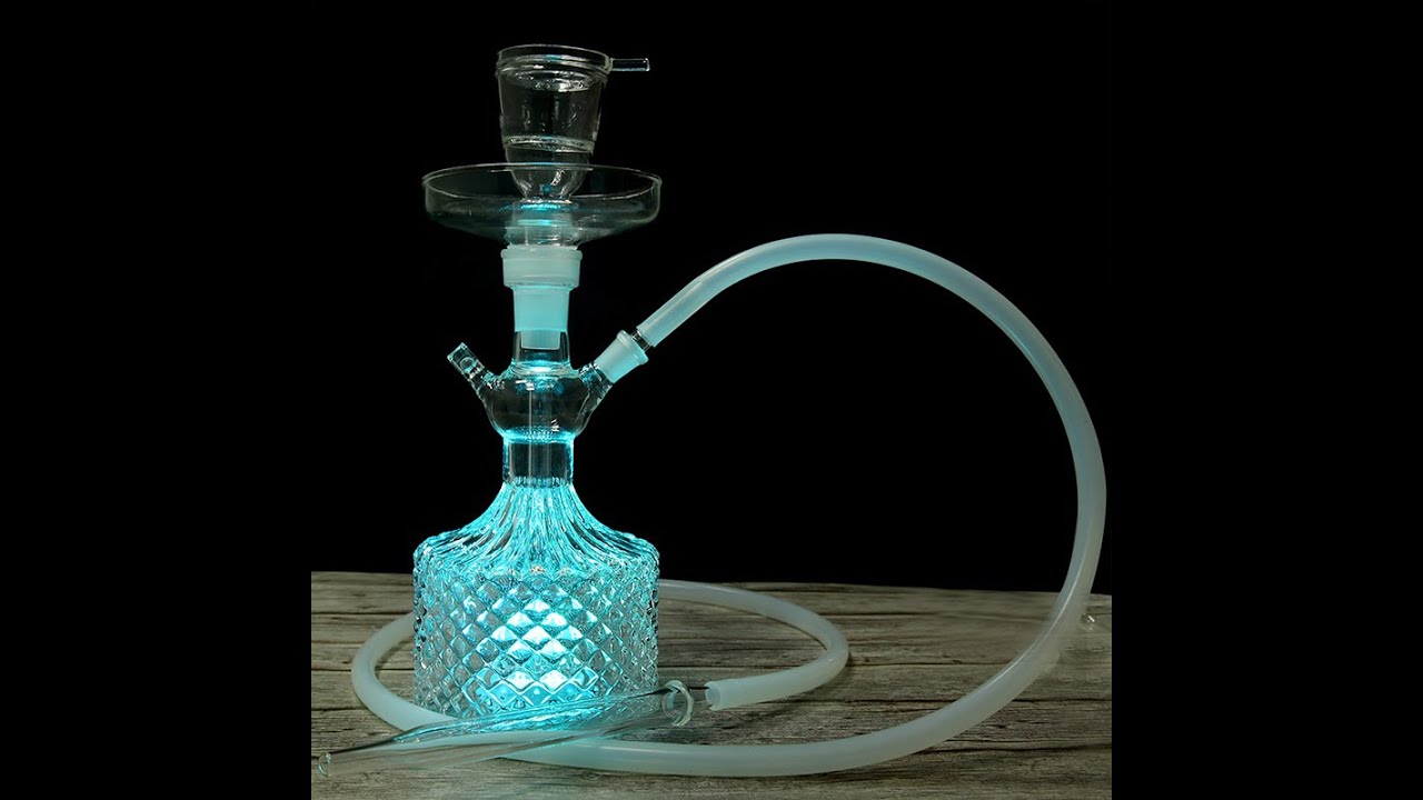 LED Glass Hookah HY-S14 From HEHUI GLASS
