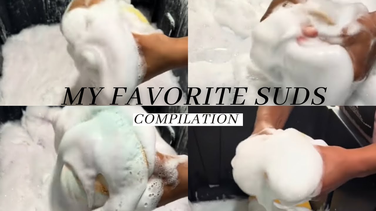 MY FAVORITE SUDS 🫧✨ | Satisfying Soap & Sponge ASMR