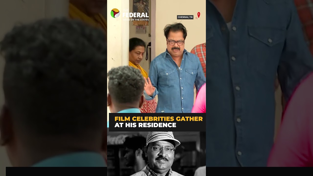 Bhagyaraj passes away, film celebrities arrive at his residence | #shorts