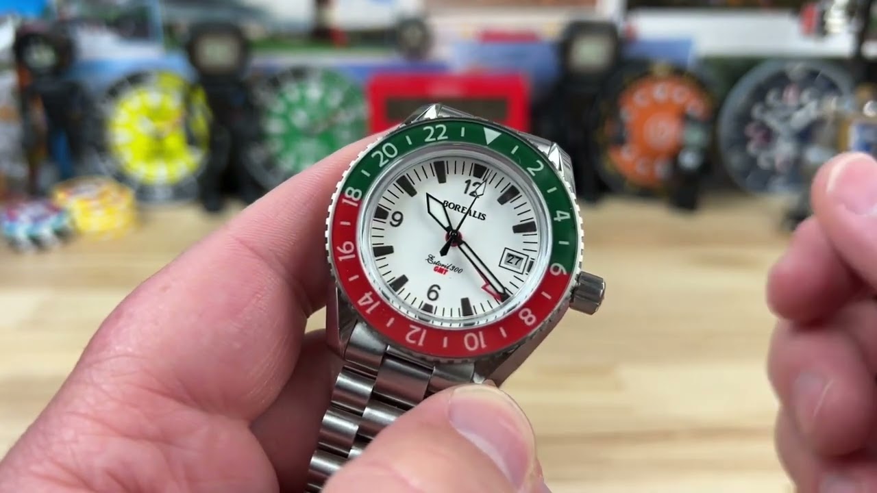 Borealis Estoril 300 GMT powered by a Miyota 9075 Real GMT movement