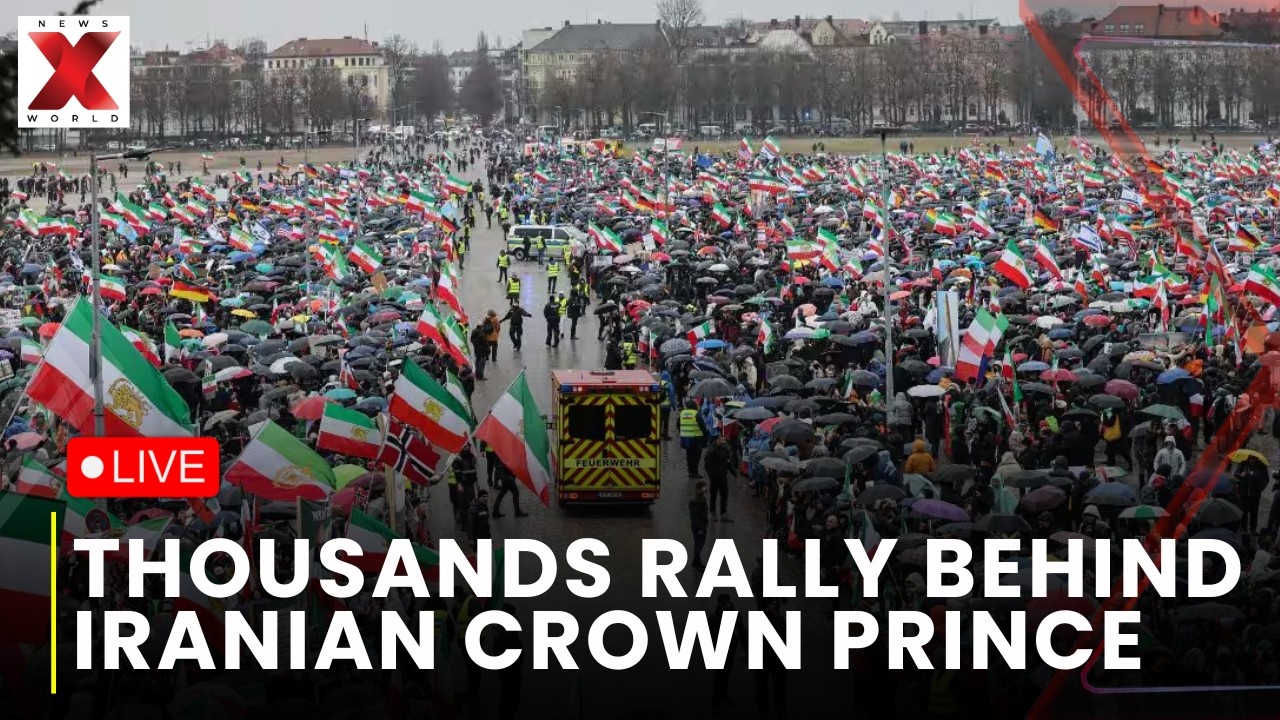 Munich Rally LIVE : Son of Iran&rsquo;s Last Shah Cheered by Massive Protest in Munich