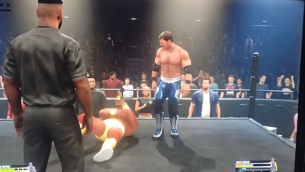 AJ Styles Retro vs Hulk Hogan one on one underground match WWE 2k25 Saturday January 10th 2026