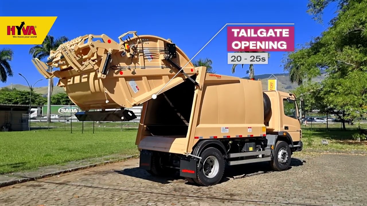 Efficient waste refuse vehicle Beta from USIMECA