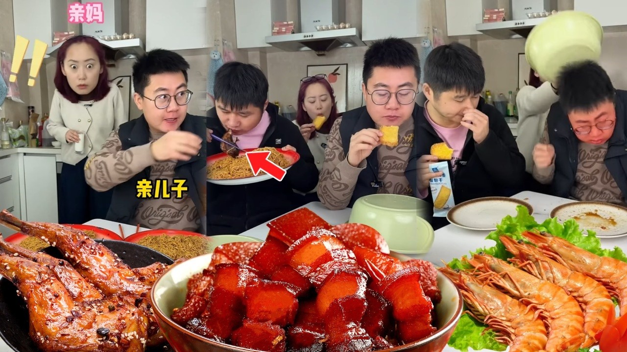 蠢哥哥脑子里只想着吃独食，还好妈妈提前揭穿他的阴谋并且调换位置，这可是你自己不要的一会儿有你后悔的