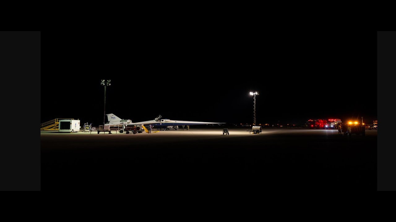 NASA's X-59 Supersonic Plane Takes Flight