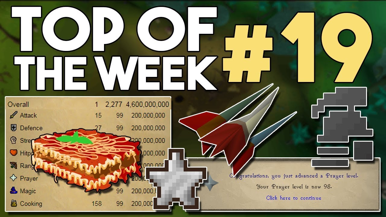 Lynx Titan Reaches 200M All! Fastest 99 in Game and Level 126 F2P Ironman! Top of the Week #19[OSRS]