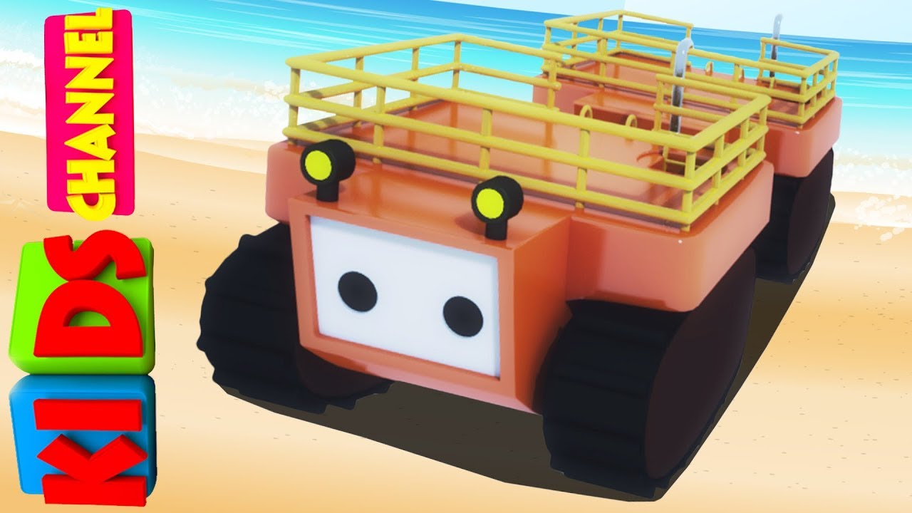 Evacuation Craft | 3D Vehicle Cartoon Cars | Video For Kids | Cartoon Cars | Kids channel