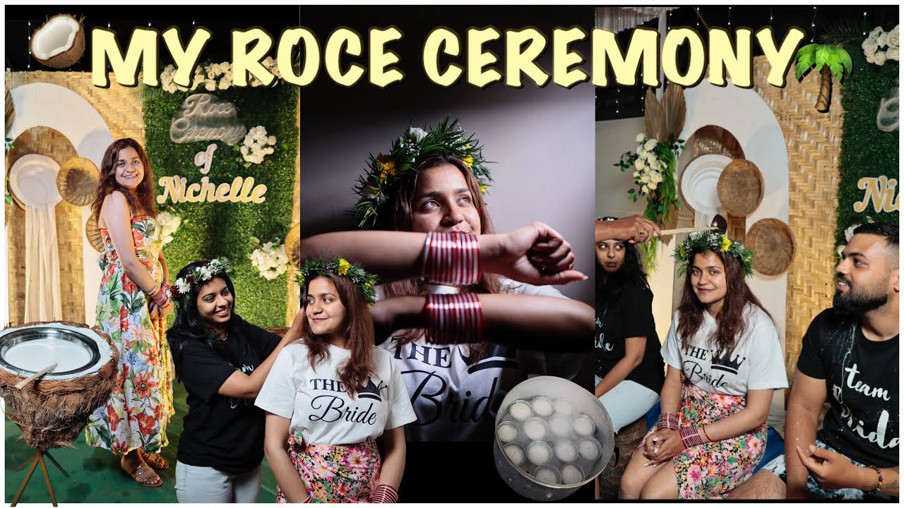 NISHU’S ROCE CEREMONY🥥🌴|| Goan Traditional Roce, behind the scenes! #goanwedding #goanvlogs #wedding