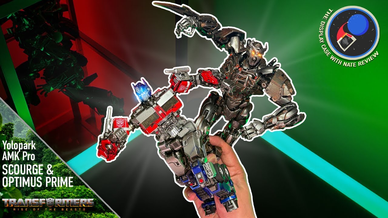 Transformers Optimus Prime & Scourge Yolopark AMK Pro Unboxing, Build & Review