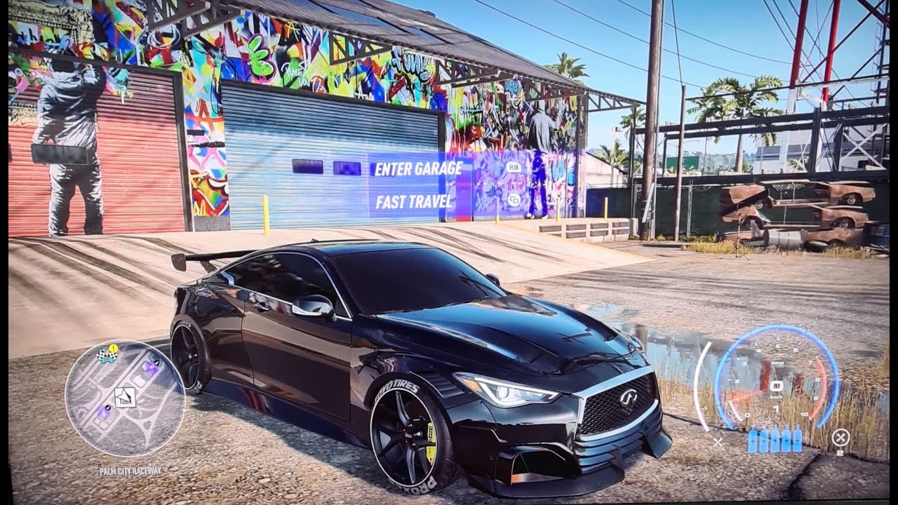 NFS HEAT INFINITI Q60 S '17 +400 FAST CAR 382 KM/H
