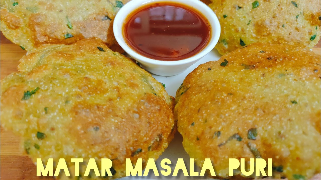Matar masala Puri l Easy matar Puri l मटर मसाला पूरी l BYB Cooking 