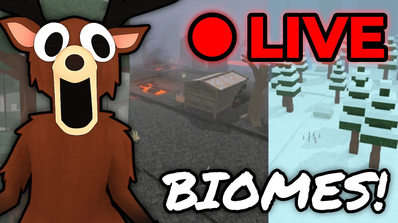 🔴 (LIVE) The NEW 99 Nights In The Forest JUNGLE BIOME UPDATE! PT 2