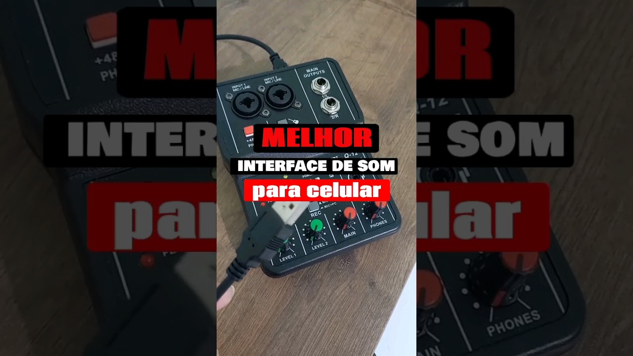 a interface de som para celular mais baratinha da amazon #violaofacil #m&uacute;sica #achadinhos #som