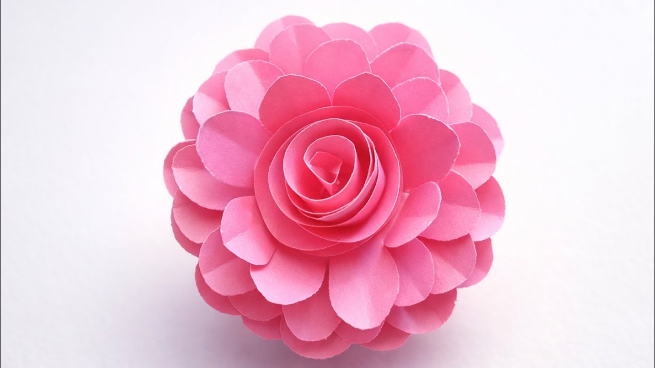Easy And Elegant Flower From Paper | Paper Craft Ideas | DIY Craft 🌸✨