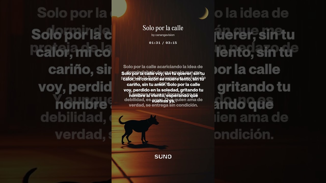 Solo por la calle