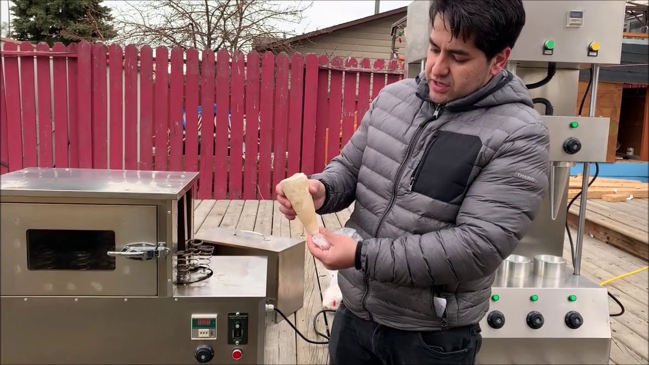 Pizza Cone Machine WafflePops Pizza Koni Part 1