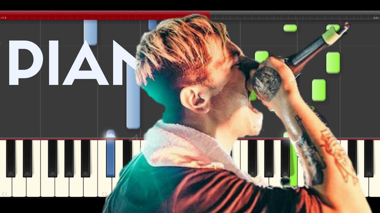 Duki Sin Culpa Piano Midi tutorial Sheet app Cover Karaoke