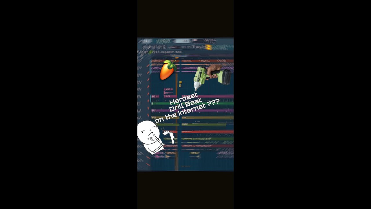 Hardest Drill Beat on the internet ??? #flstudio #typebeats2023 #freestylebeat