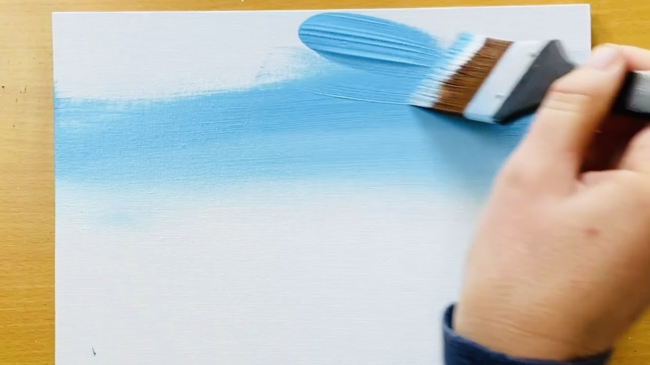 Mountain Landscape Painting / Acrylic Painting for Beginners