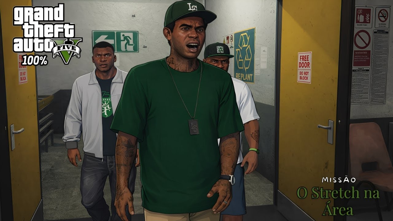GTA V Enhanced Missão 10 - Stretch na Área (0 Ao 100% Ouro)