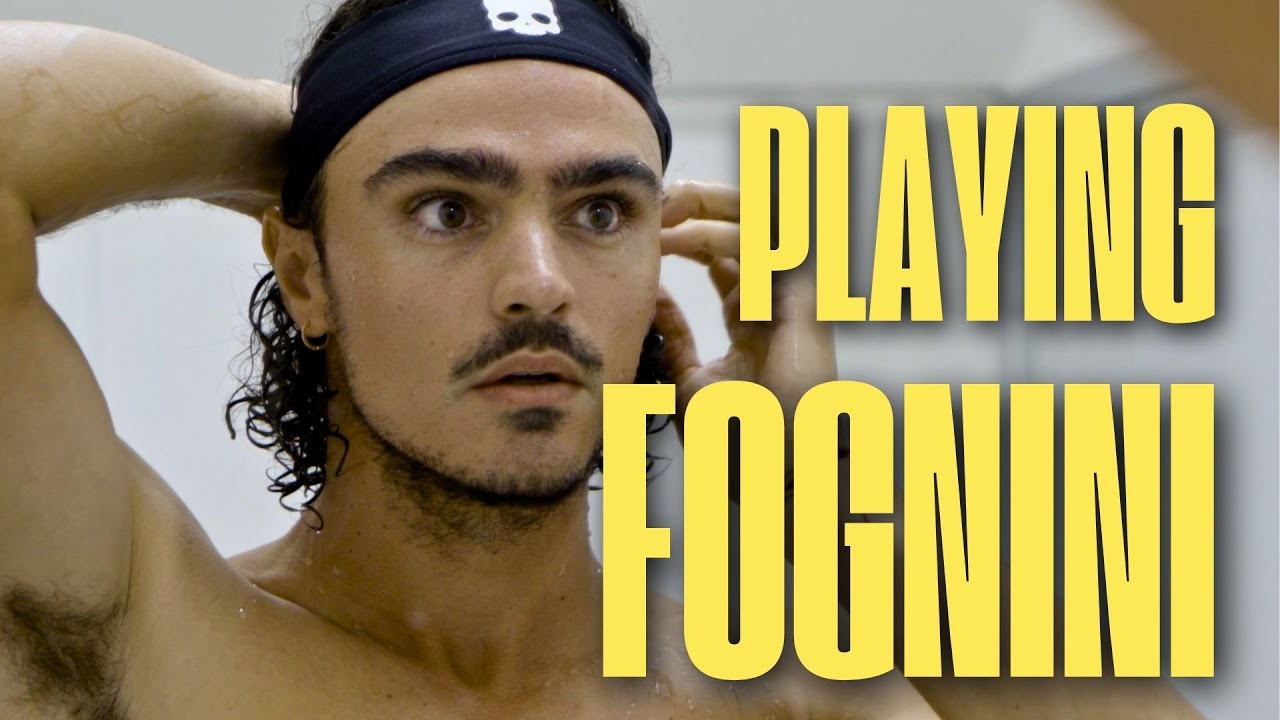 PLAYING FOGNINI: We follow Collarini BEHIND THE SCENES of the biggest match of his career
