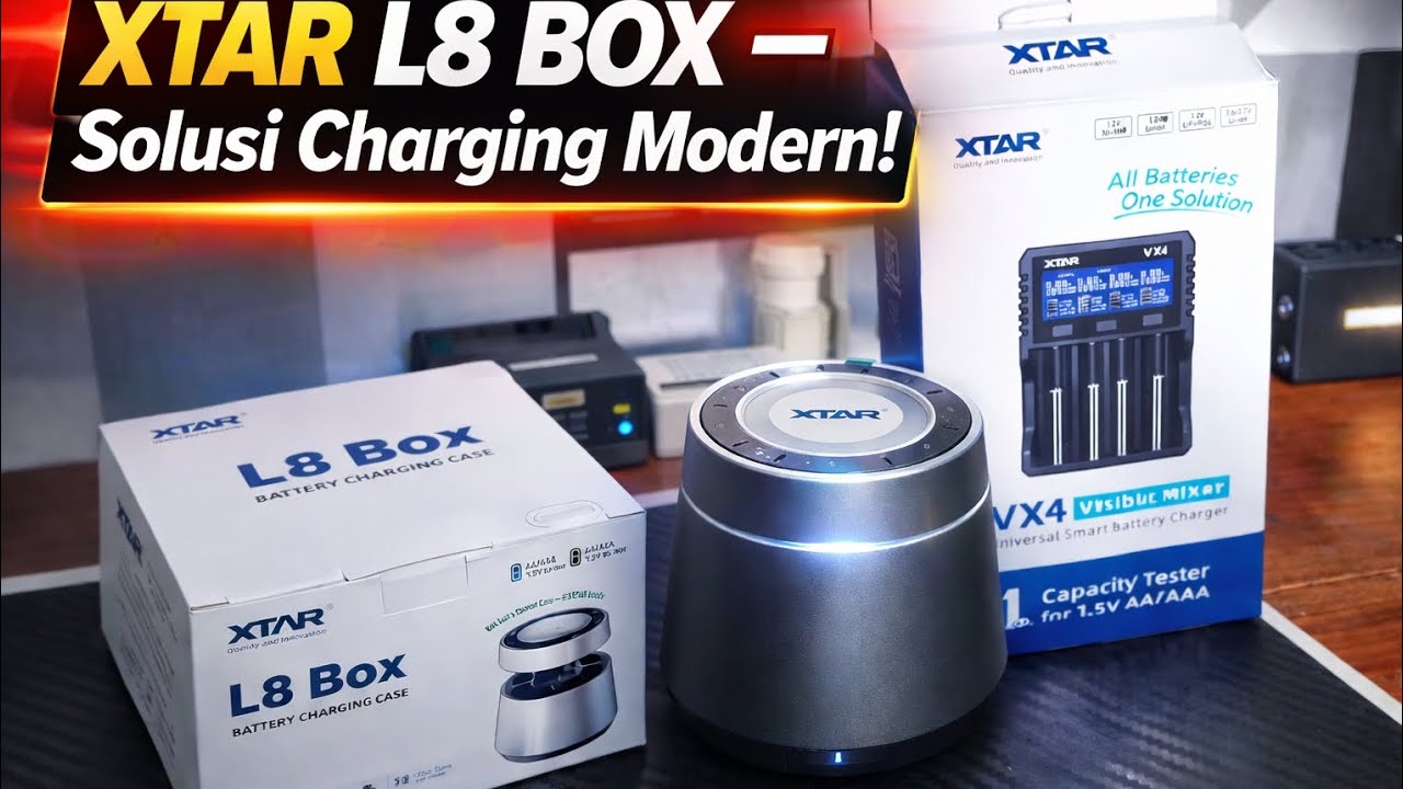 Review XTAR L8 BOX – Solusi Charging Modern untuk Semua Baterai!