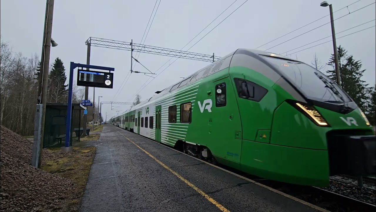 Sm7-lähijunan koeajot Riihimäki-Lahti-radalla+muita kuvailuja
