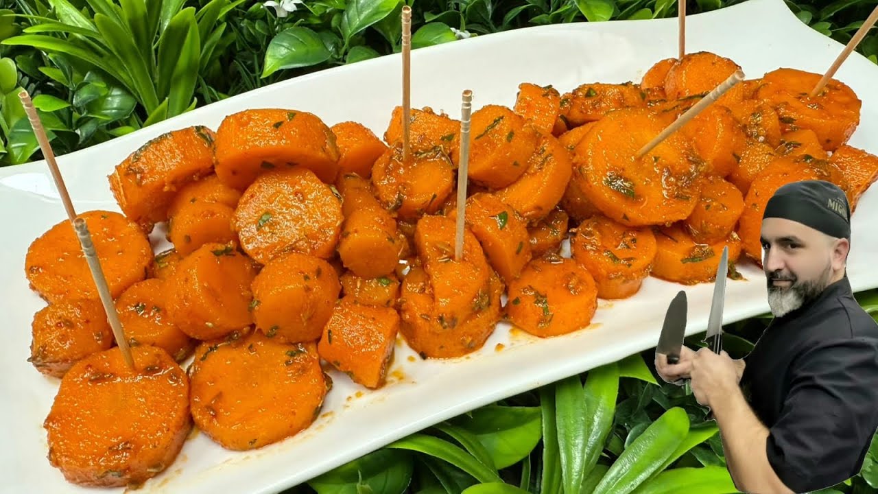 ZANAHORIAS ALIÑADAS, DE LAS TAPAS FRÍAS MÁS TÍPICAS DE CADIZ.